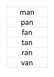 English Worksheet: Spelling words