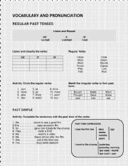 Past Simple - Writing and Pronunciation