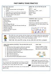 Past simple tense practice