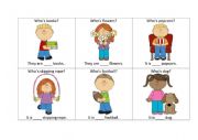 English Worksheet: His and Hers