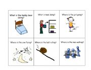 Where is ... going? Prepositions of movement speaking cards Part 3