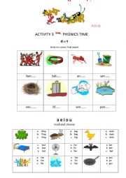 English Worksheet: THE ANT AND THE GRASSHOPPER - part 2