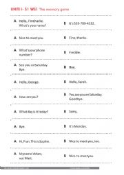 English Worksheet: PERSONAL INFORMATION GAME