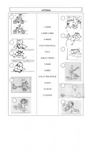 English Worksheet: What can you do?