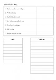 English Worksheet: speaking acvitites