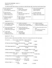 English Worksheet: Test Empower B1 Unit 1 to 3