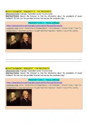 English Worksheet: 0.0DG - Mount Rushmore WEBQUEST II - PRESIDENTS - 01.2 Thomas Jefferson