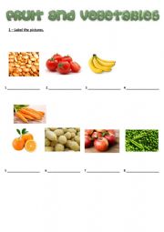 Fruit and veggies ( part 1)