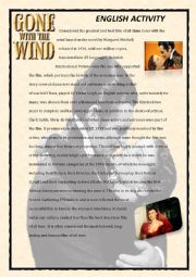 Gone with the wind - Text activity