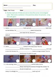 The Snowman (1982) Video Worksheet Past Tense