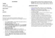 Job interviev - tips