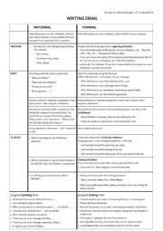 English Worksheet: Email Writing
