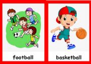 SPORT FLASHCARD