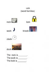 -ock word families