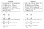 English Worksheet: Simple present tense Rules