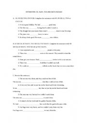 English Worksheet: INTENSIFIERS: SO, SUCH, TOO AND (NOT) ENOUGH