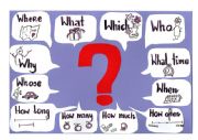 English Worksheet: Question words  new