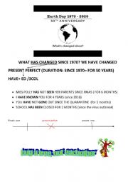 English Worksheet: earth day 50 th anniversary