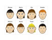 English Worksheet: Guess Who Game