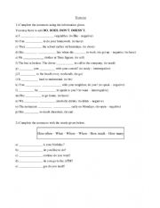 English Worksheet: Present simple + adverbs of frequency