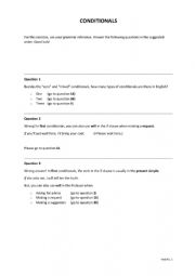 English Worksheet: Conditionals fun quiz