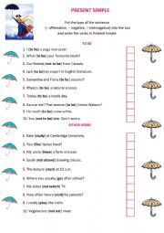 English Worksheet: Present Simple