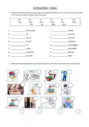 English Worksheet: Daily routines