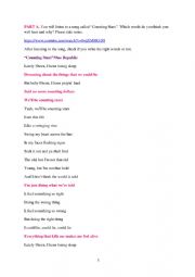 Song Worksheet