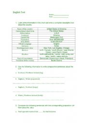 English Worksheet: Test