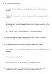 English Worksheet: Harry Potter and the Philosopher�s Stone Ch 6