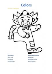 English Worksheet: Colors