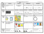 English Worksheet: Weekly Math Choice