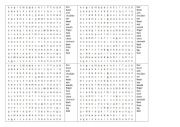 English Worksheet: Body parts wordsearch