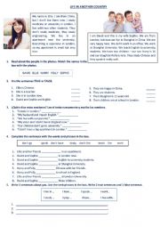 English Worksheet: PRESENT SIMPLE: I, WE, YOU, THEY