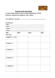 English Worksheet: Book of Kells