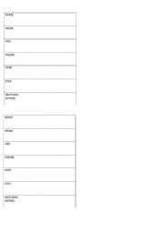 English Worksheet: Check cards for personal dialogues
