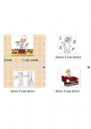 English Worksheet: I can 