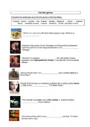 English Worksheet: Film genres