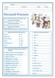 Personal Pronouns