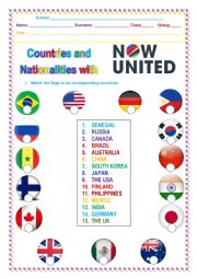 Countries and Nationalities