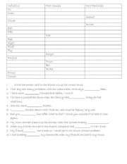 English Worksheet: Irregular Verbs from do-choose