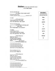 English Worksheet: Shallow - Lady gaga