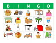 BINGO PREPOSITIONS I