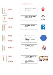 RELATIVE PRONOUNS