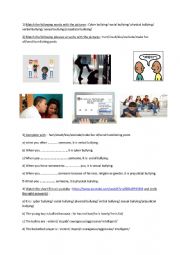 English Worksheet: Bullying