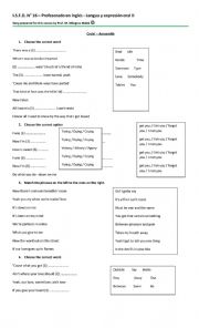 English Worksheet: Cryin