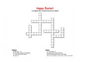 English Worksheet: Happy Easter Crossword