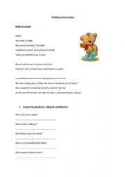 English Worksheet: Rhyming words