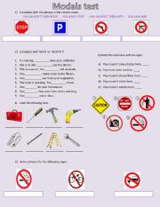 Modals test