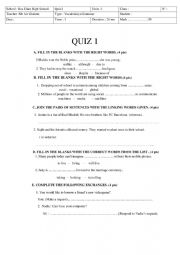 BAC QUIZ